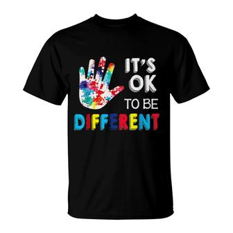 Autism Christmas Costume It's Ok To Be Different T-Shirt | Mazezy