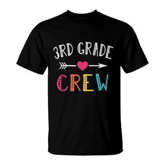 Back To School 3rd Grade Crew T-Shirt | Mazezy