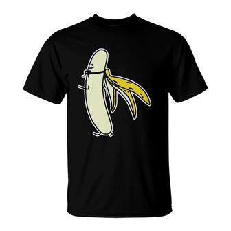 Banana Superhero Fathers Day Funny Hawaiian Fruit Dad Dada T-Shirt | Mazezy