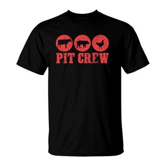Barbecue Grilling Pit Crew Bbq Smoker T-Shirt | Mazezy AU