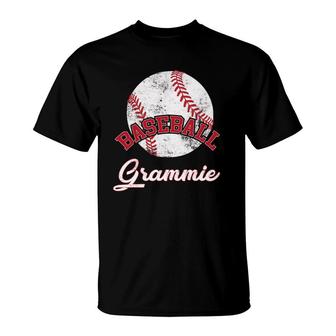 Baseball Grammie Love Playing Baseball T-Shirt | Mazezy
