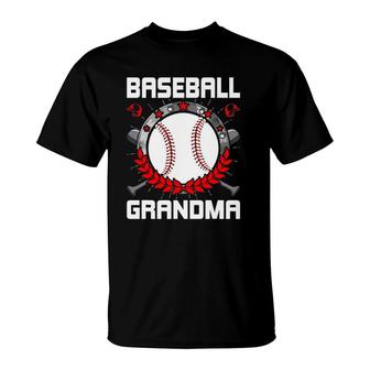 Baseball Grandma Baseball Player Lover T-Shirt | Mazezy DE