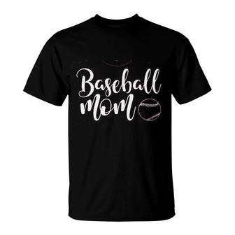 Baseball Mom Sports Mom T-Shirt | Mazezy