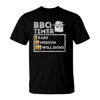 Bbq Timer - Funny Bbq Smoker Barbecue Grilling T-Shirt | Mazezy