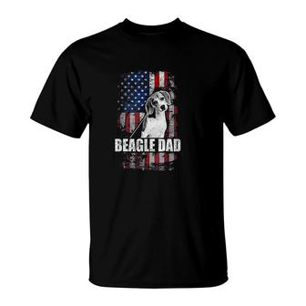 Beagle Dad T-Shirt | Mazezy