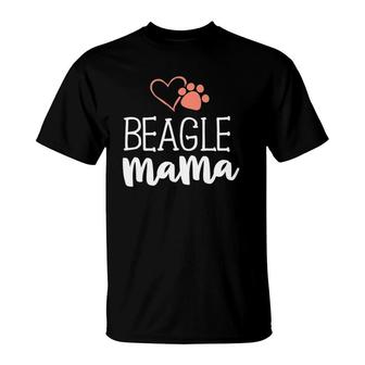 Beagle Mama Dog Owner Gifts For Women Mother T-Shirt | Mazezy