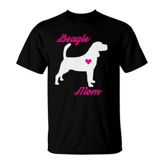 Beagle Mom Hooded Womens For Dog Lovers T-Shirt | Mazezy