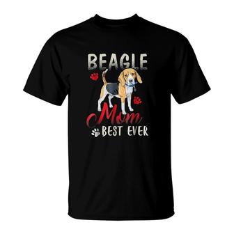 Beagle Shirt Funny Beagle Mom Best Ever T-Shirt | Mazezy