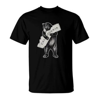 Bear Hug I Love California T-Shirt | Mazezy