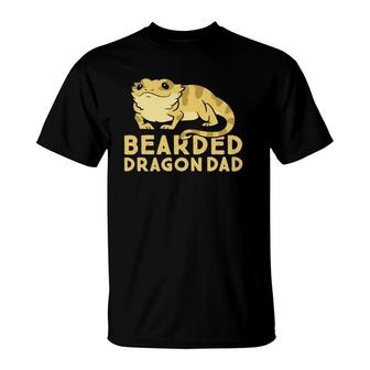 Bearded Dragon Dad Lizard Cute Bearded Dragon T-Shirt | Mazezy