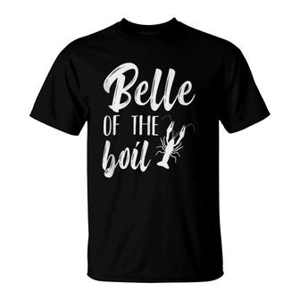 Belle Of The Boil Crawfish Crayfish Crawdad Funny Southern T-Shirt | Mazezy UK