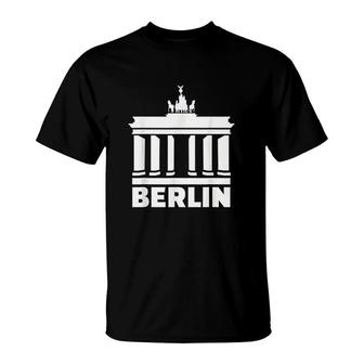 Berlin With Brandenburg Gate T-Shirt | Mazezy
