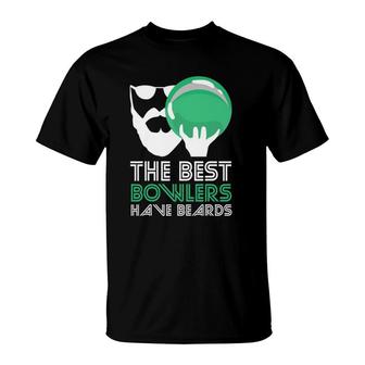 Best Bowlers Have Beards Bowling T-Shirt | Mazezy DE