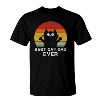 Best Cat Dad Ever - Funny Cat Gifts For Men T-Shirt | Mazezy