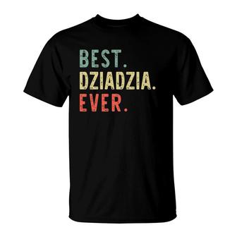 Best Dziadzia Ever Funny Retro Vintage T-Shirt | Mazezy UK