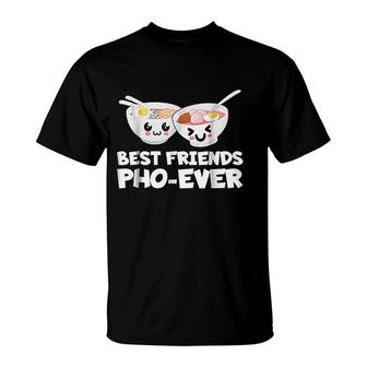 Best Friends Pho Ever Cute Vietnamese Soup Bowl V2 T-shirt - Thegiftio UK