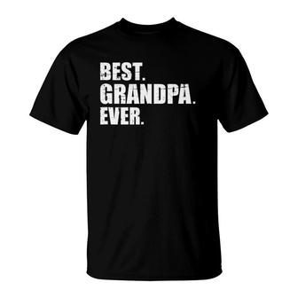 Best Grandpa Ever Tank Top T-Shirt | Mazezy