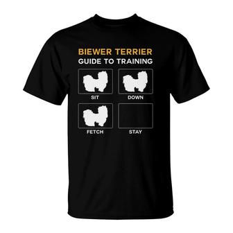 Biewer Terrier Guide To Training Dog Obedience Dog Lover T-Shirt | Mazezy