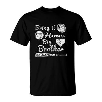 Big Brother Little Brother Baseball Bring It Home V2 T-shirt - Thegiftio UK