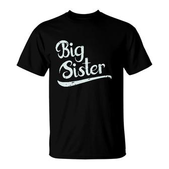 For Big Sister Siblings T-shirt - Thegiftio