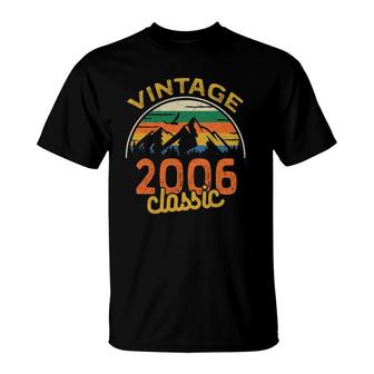 Birthday 365 Vintage 2006 Classic Birthday Gifts T-Shirt | Mazezy
