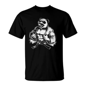 Bjj Panda Bear Jiu Jitsu Gift T-Shirt | Mazezy UK