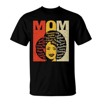 Black Mom Empowerment Melanin Color T-shirt - Thegiftio UK