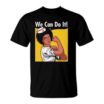 Black Nurse Melanin African American Black Women T-Shirt | Mazezy