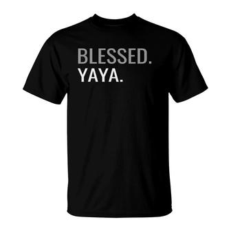Blessed Yaya Mothers Day Gifts T-Shirt | Mazezy