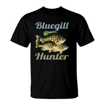Bluegill Hunter Fishing Dad Fisherman Boy Freshwater Fish T-Shirt | Mazezy