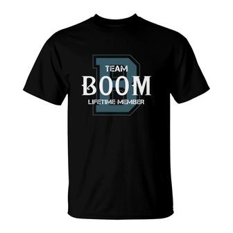 Boom Shirts - Team Boom Lifetime Member Name Shirts T-Shirt - Thegiftio
