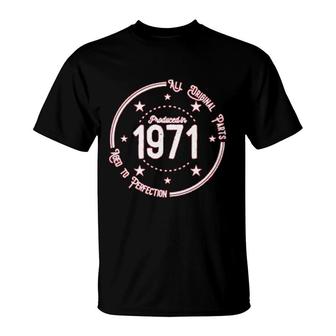 Born In 1971 Aged To Perfection T-Shirt | Mazezy