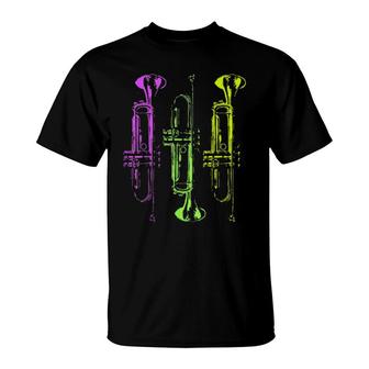Brass Instrument Trumpet Player Trumpet T-Shirt | Mazezy