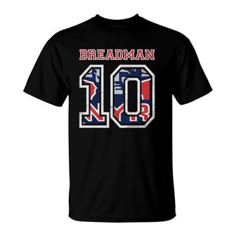 Breadman 10 Panarin New York Professional Ice Hockey Design T-Shirt | Mazezy