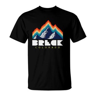 Breck Colorado Retro Usa Ski T-Shirt | Mazezy