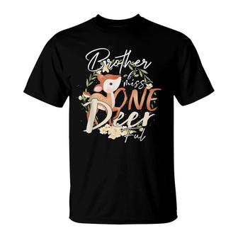 Brother Of Miss Onederful Girl 1St Birthday Party Matching T-Shirt | Seseable CA