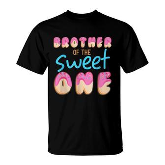 Brother Of The Birthday Girl Donut Family Matching Party T-Shirt - Seseable