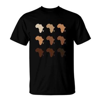 Brown Intresting Graphic Art Black T-shirt - Thegiftio