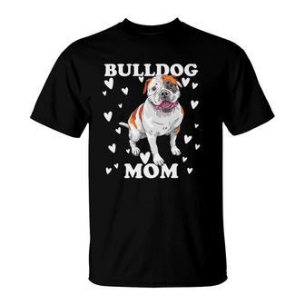 Bulldog Mom Bully Mummy Mama Mum Mommy Mother's Day Mother T-Shirt | Mazezy