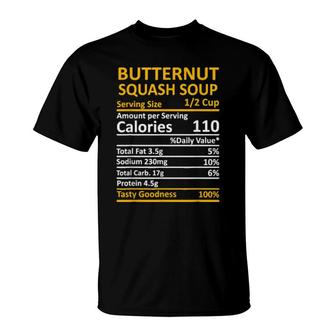Butternut Squash Soup Nutrition Family Matching Thanksgiving T-Shirt | Mazezy
