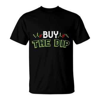 Buy The Dip Sock Market Dips Day Traders Investing T-shirt - Thegiftio UK
