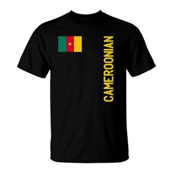 Cameroonian Flag And Cameroon Roots Premium T-Shirt | Mazezy