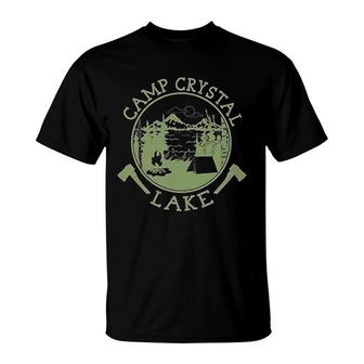 Camp Crystal Lake Counselor Horror Movie T-Shirt | Mazezy