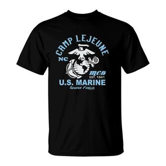 Camp Lejeune US Marine United States Marine Corps T-Shirt | Mazezy UK