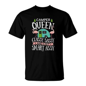 Camper Queen Classy Sassy Smart Assy T-Shirt | Mazezy