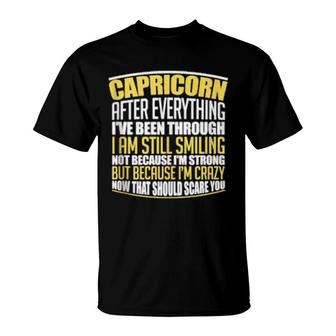 Capricorn Facts Astrology Quotes Zodiac Sign Birthday T-Shirt | Mazezy DE