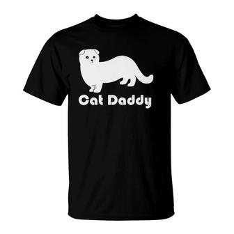 Cat Daddy Munchkin Scottish Fold T-Shirt | Mazezy