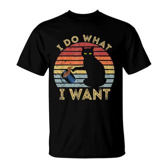 Cat I Do What I Want T-Shirt | Mazezy CA
