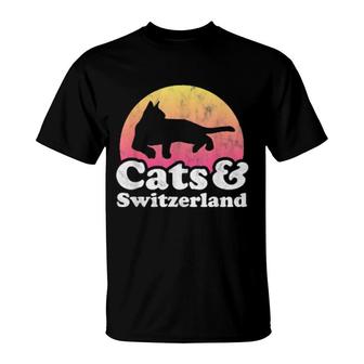 Cats And Switzerland's Or's Cat T-Shirt | Mazezy