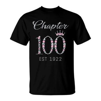 Chapter 100 Est 1922 100Th Birthday T-Shirt | Mazezy